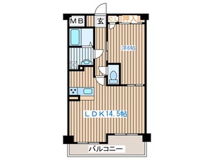 ウィスタリアⅢの物件間取画像